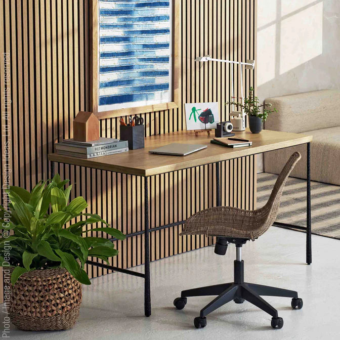 Ormond Task Chair-Natural By Texture Designideas | Office Chairs | Modishstore
