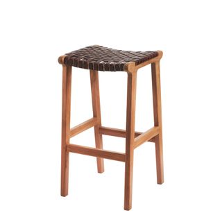 Visby bar stool (leather) | Bar Stools | Modishstore