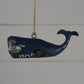 HomArt Reclaimed Metal Ornament - Whale - Set of 4-5