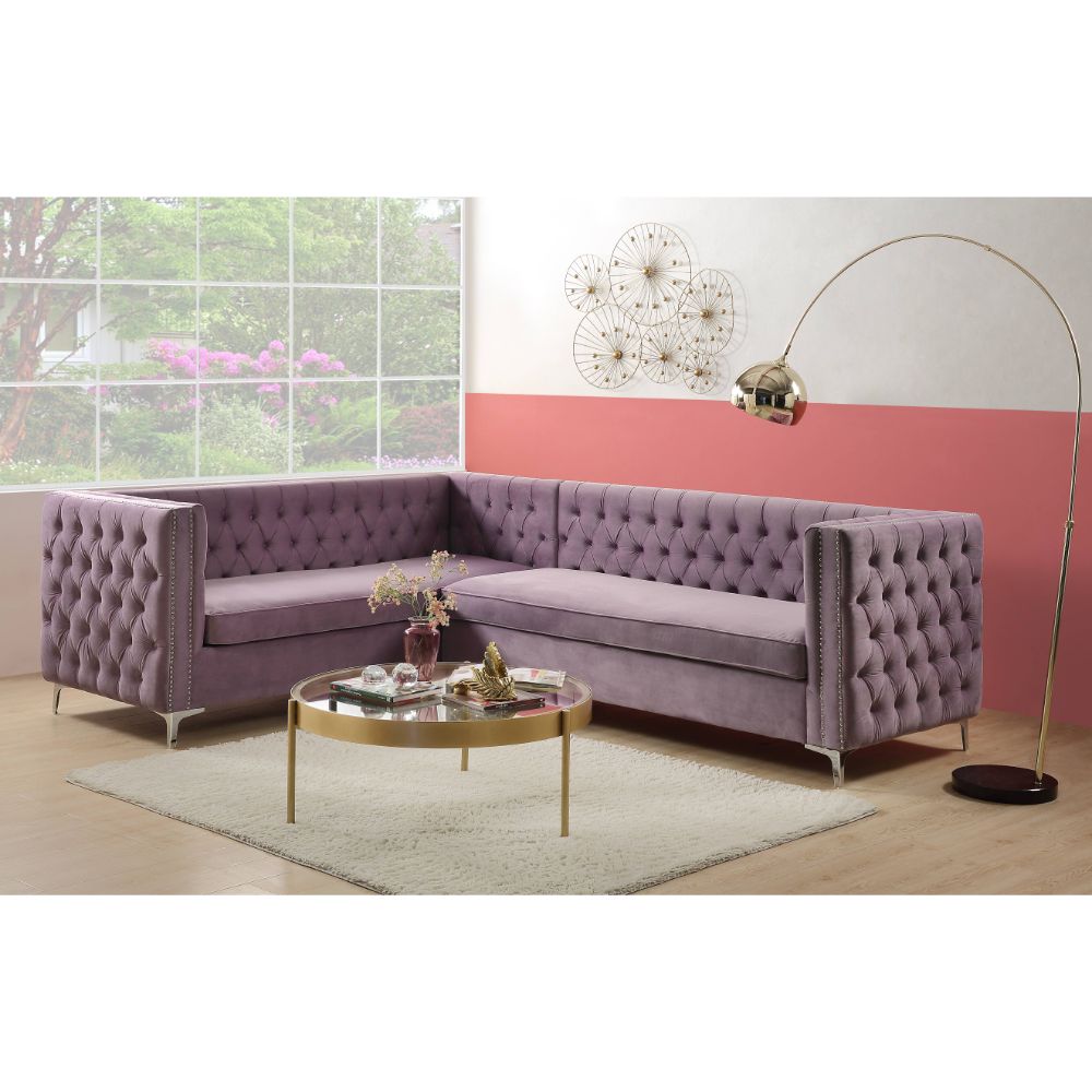 Rhett Sectional Sofa By Acme Furniture | Sectional | Modishstore - 3