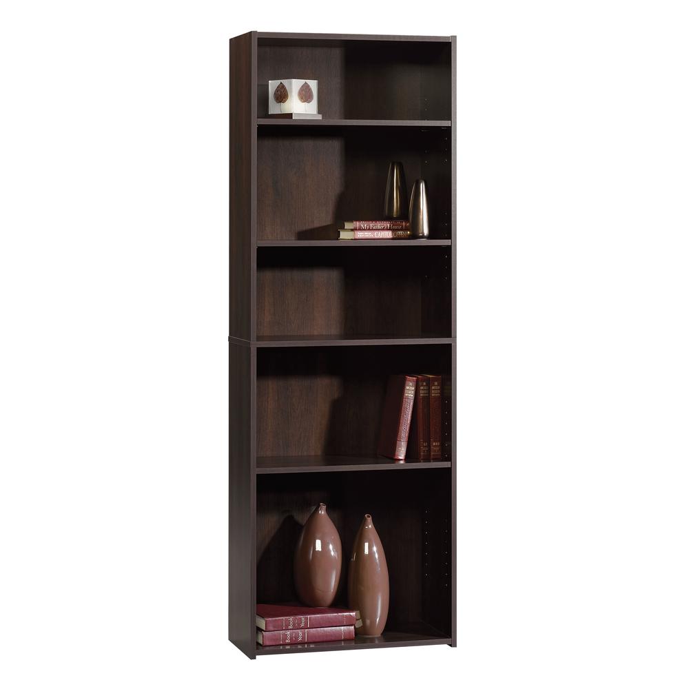 Beginnings 5-Shelf Bookcase Cinnamon Cherry By Sauder | Bookcases | Modishstore - 2