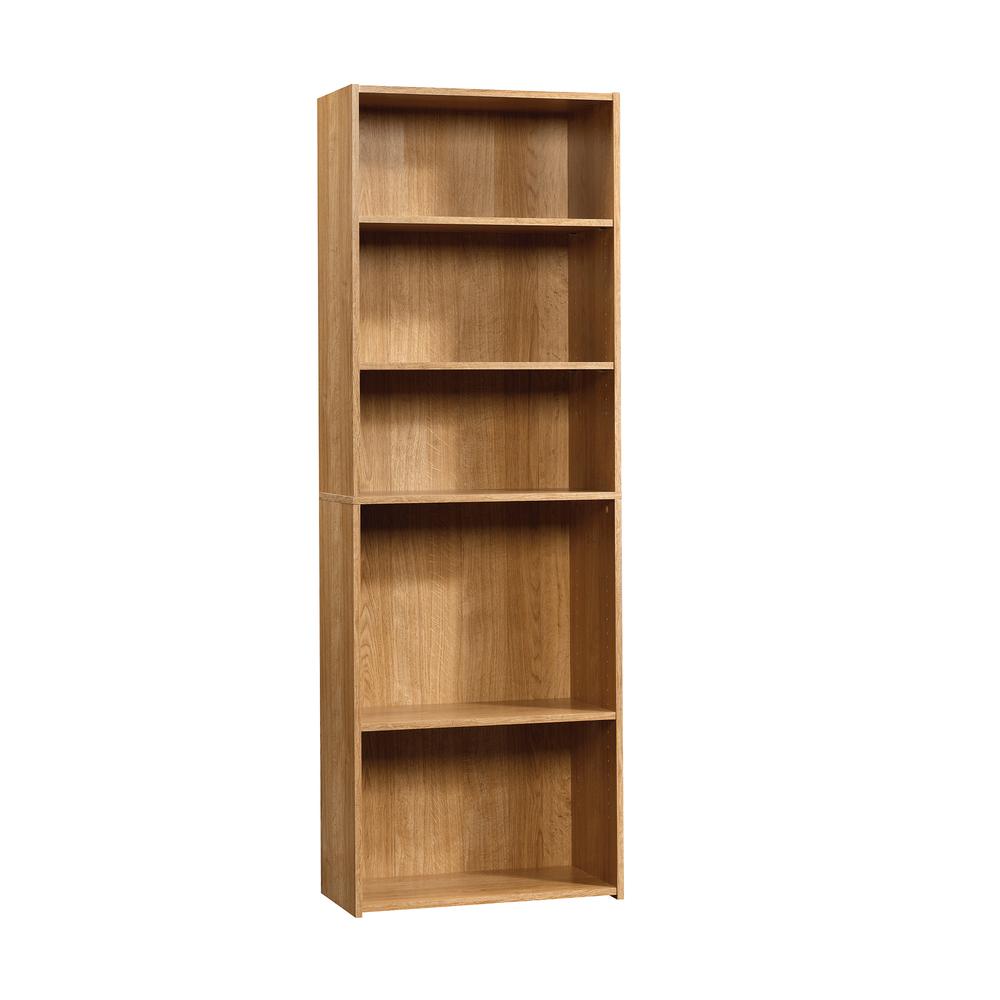 Beginnings 5-Shelf Bookcase Highland Oak By Sauder | Bookcases | Modishstore