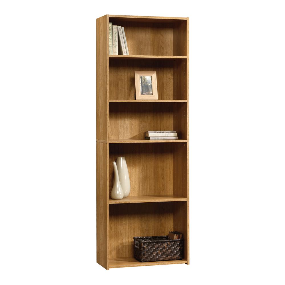 Beginnings 5-Shelf Bookcase Highland Oak By Sauder | Bookcases | Modishstore - 2