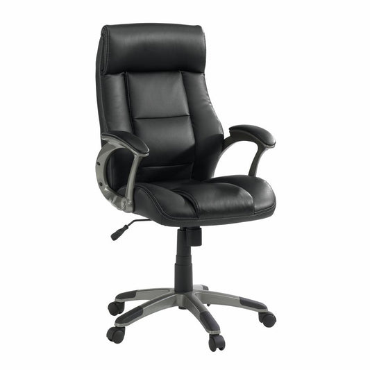Manager Chair Leather Black By Sauder | Office Chairs | Modishstore