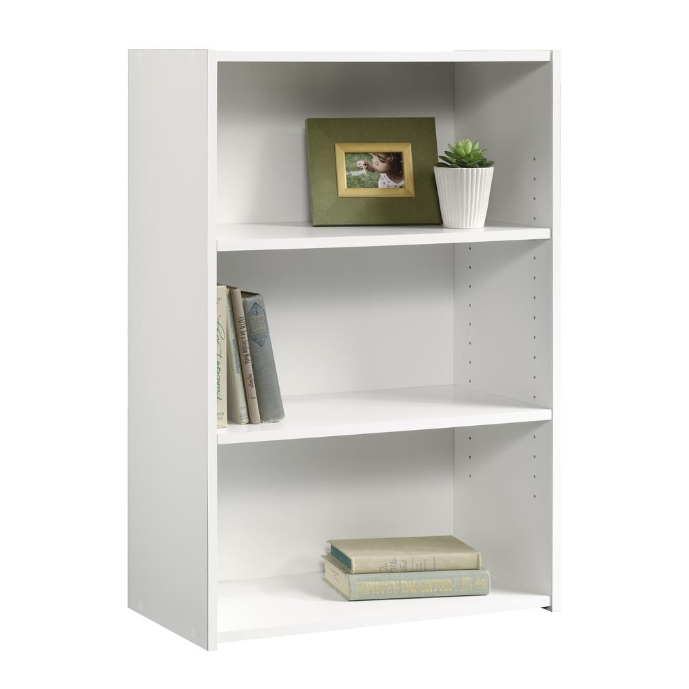 Beginnings 3-Shelf Bookcase Soft White By Sauder | Bookcases | Modishstore - 2