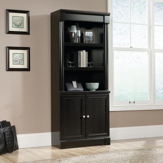 Palladia Library With Doors Woa By Sauder | Bookcases | Modishstore - 4