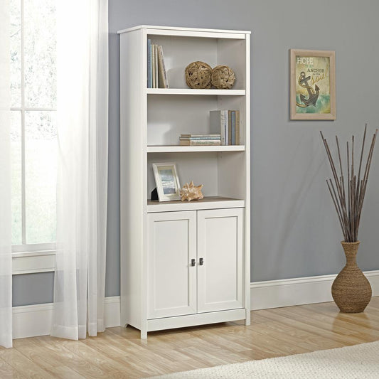 Cottage Road Library With Doors, Sw By Sauder | Bookcases | Modishstore - 3