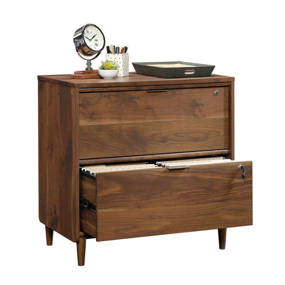 Clifford Place Lateral File Grand Walnut By Sauder | Cabinets | Modishstore - 4