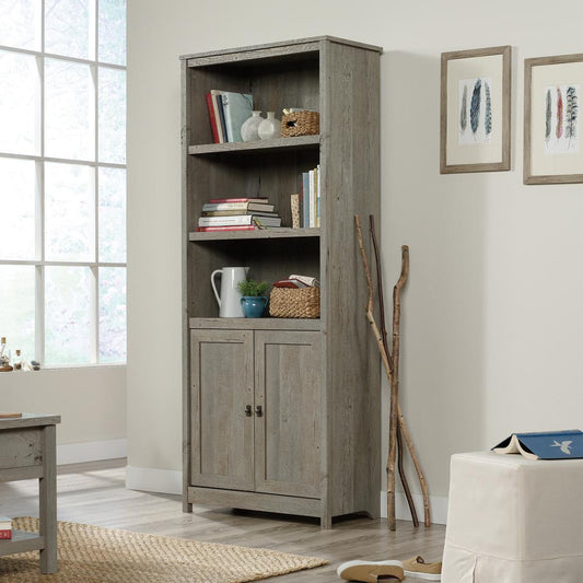 Cottage Road Library With Doors Myo By Sauder | Bookcases | Modishstore - 3