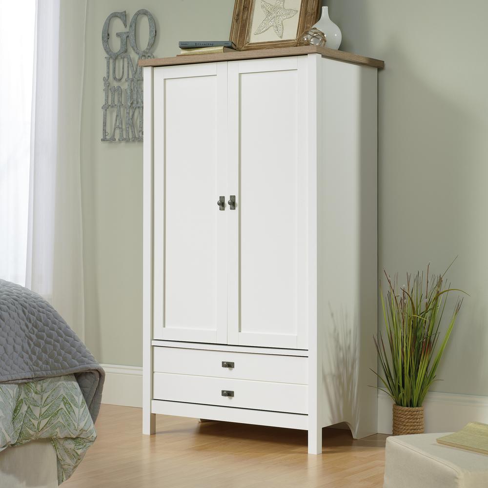 Cottage Road Armoire Sw/Lo By Sauder | Drawers | Modishstore - 4