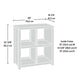 Homeplus 4-Cube Bookcase Lo 3A By Sauder | Bookcases | Modishstore - 2