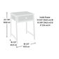 North Avenue Night Stand 3A By Sauder | Nightstands | Modishstore - 4