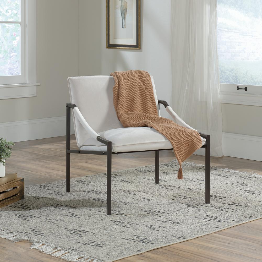 Dakota Pass Chair Cream 3A By Sauder | Lounge Chairs | Modishstore - 3