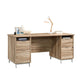 Portage Park Executive Desk Kiln Acacia By Sauder | Desks | Modishstore - 3