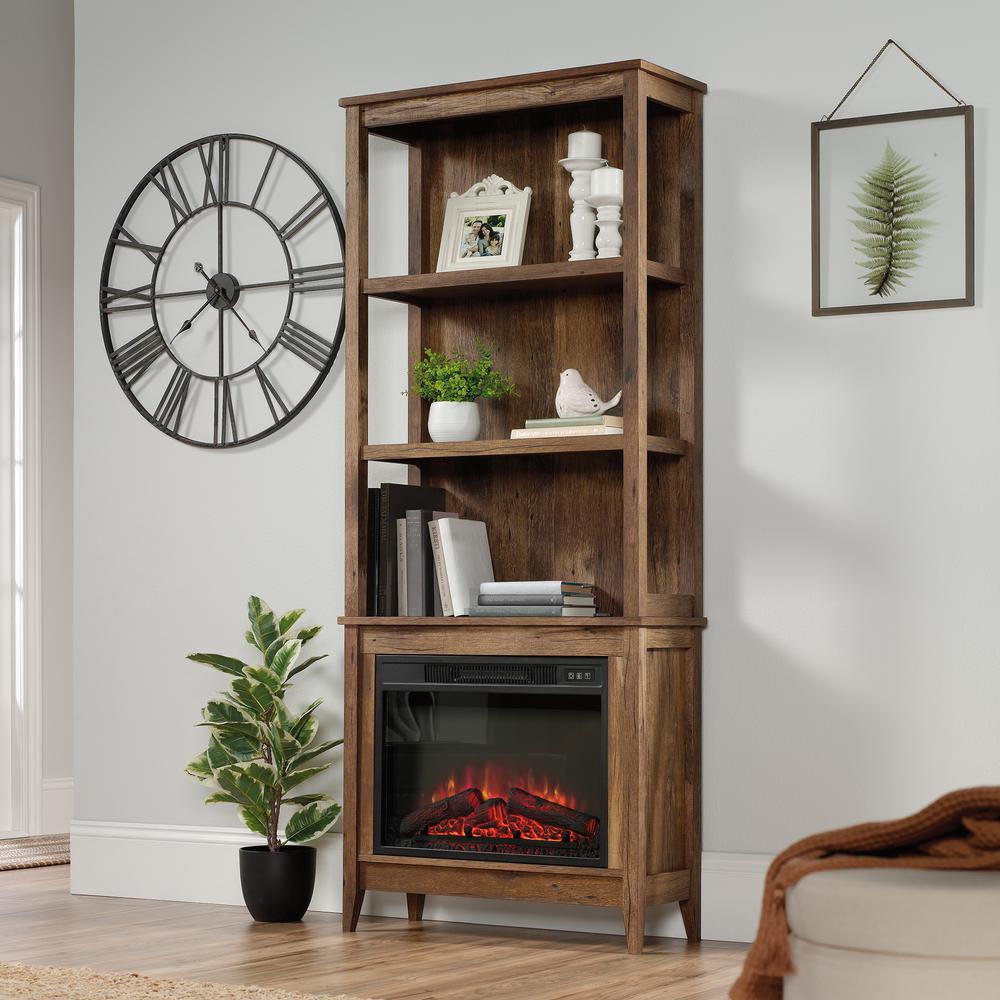 Library Fireplace Vo By Sauder | Bookcases | Modishstore - 3