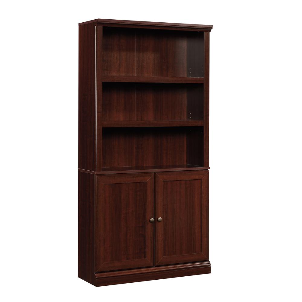 5 Shelf Bookcase W/Doors Sec By Sauder | Bookcases | Modishstore - 2