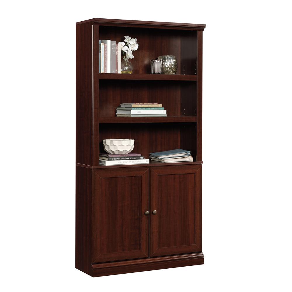 5 Shelf Bookcase W/Doors Sec By Sauder | Bookcases | Modishstore