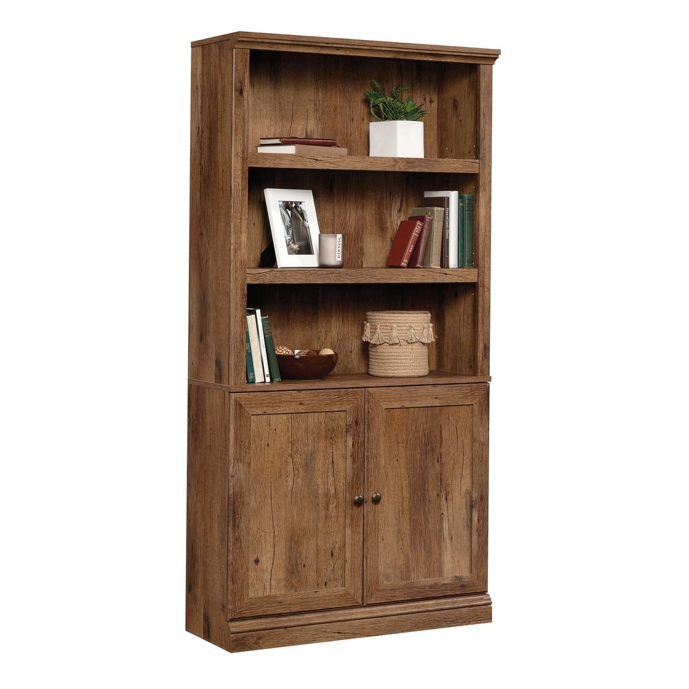 5 Shelf Bookcase W/Doors Vo By Sauder | Bookcases | Modishstore