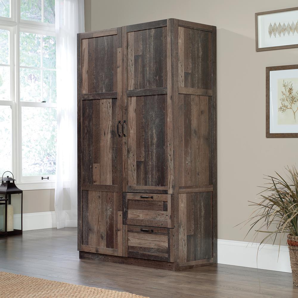 Storage Cabinet 40 X19 Deep Reclaim Pine By Sauder | Cabinets | Modishstore - 4