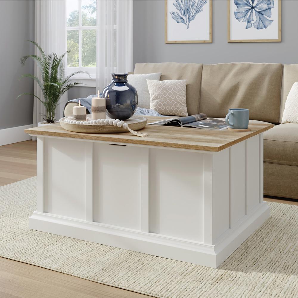 Cottage Road Storage Coffee Table Wh By Sauder | Coffee Tables | Modishstore - 4