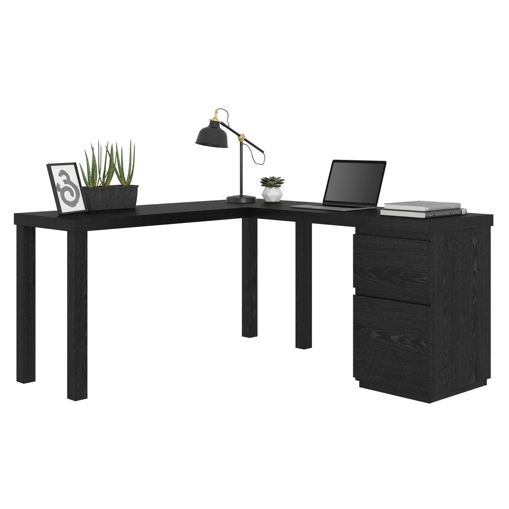 Northcott L-Desk Bo By Sauder | Desks | Modishstore - 2