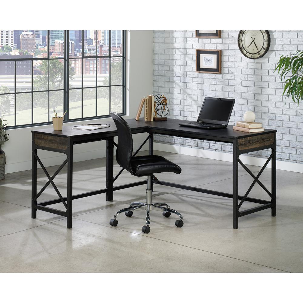 36" Commercial Desk Return In Carbon Oak By Sauder | Shelves & Shelving Units | Modishstore - 5