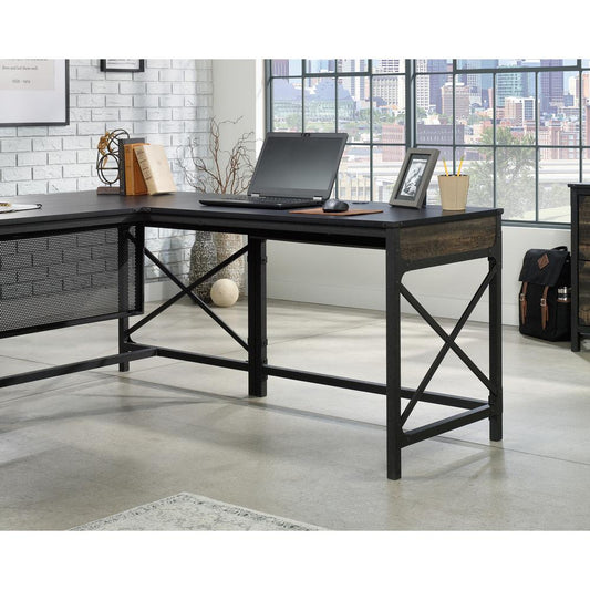 42" Commercial Desk Return In Carbon Oak By Sauder | Desks | Modishstore