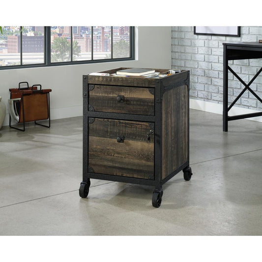 2-Drawer Mobile File Cabinet In Carbon Oak By Sauder | Cabinets | Modishstore