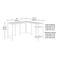 North Avenue L-Desk Msm 3A By Sauder | Desks | Modishstore - 2