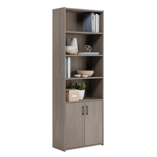 Beginnings Bookcase With Doors Ss By Sauder | Bookcases | Modishstore