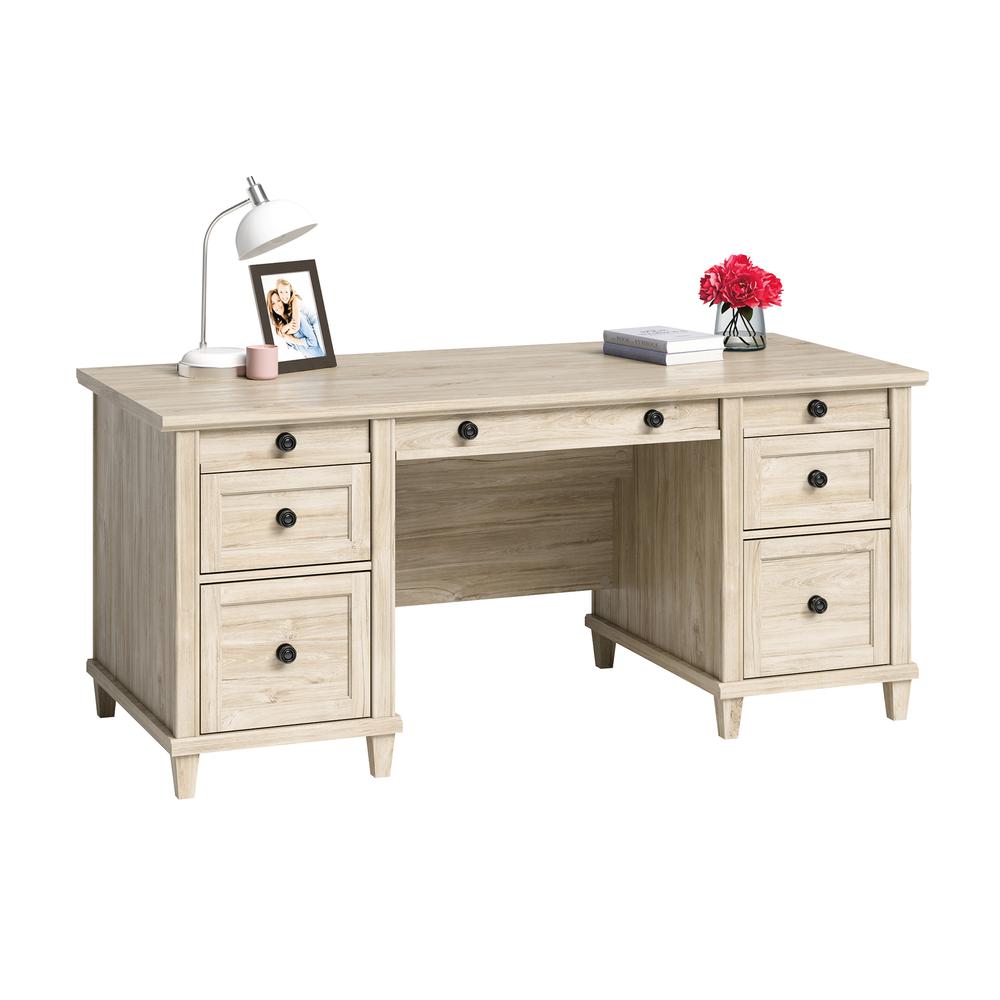 Hammond Executive Desk Chalk Oak By Sauder | Desks | Modishstore - 3