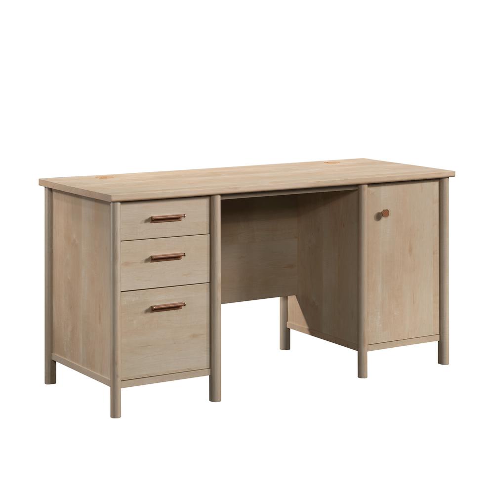 Whitaker Point 60" Desk Natural Maple By Sauder | Desks | Modishstore - 2