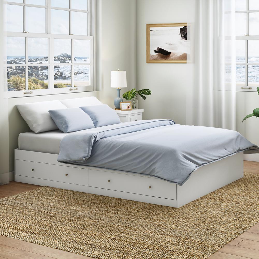Cottage Road Queen Storage Bed Wh A2 By Sauder | Beds | Modishstore - 4