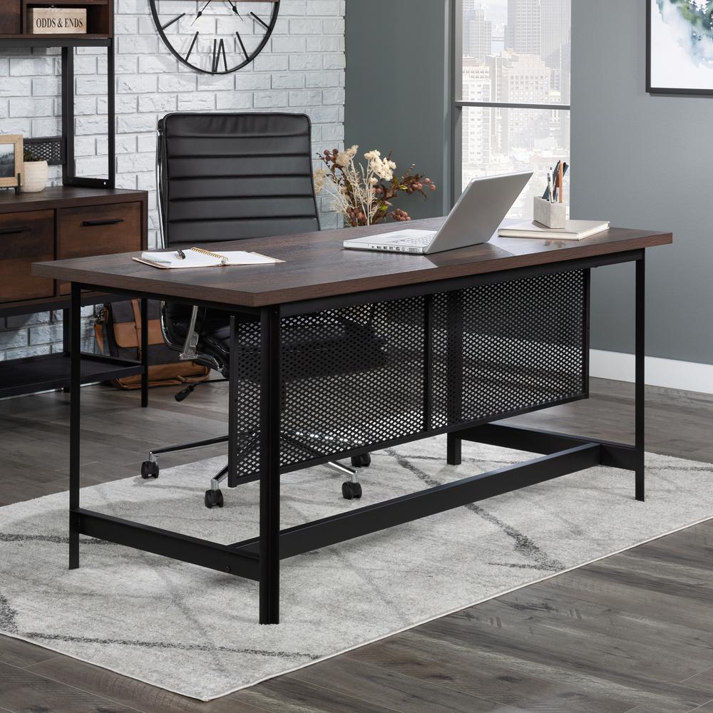 Briarbrook Executive Table Desk Barrel Oak By Sauder | Desks | Modishstore - 4