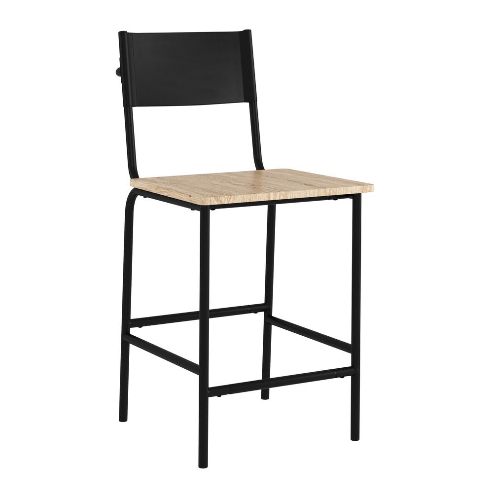 Boulevard Cafe Counter Stool Black 3A By Sauder | Dining Chairs | Modishstore