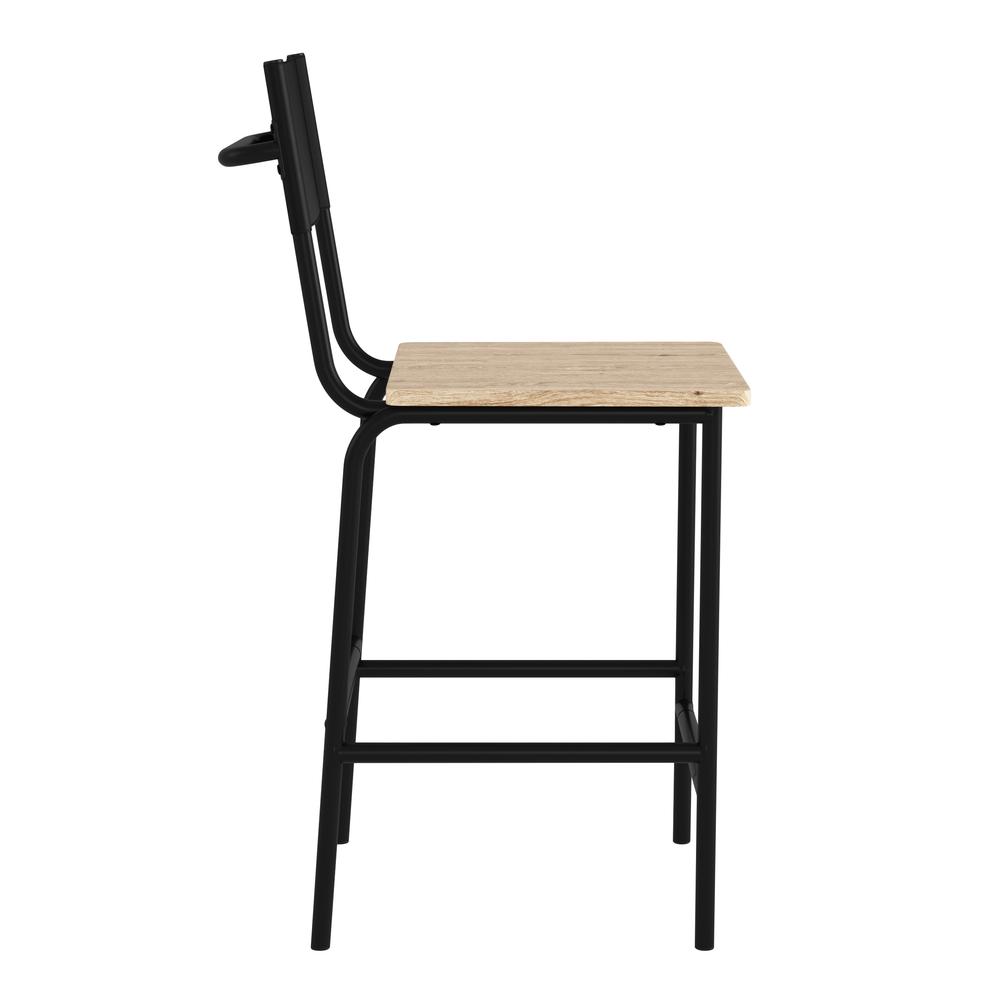 Boulevard Cafe Counter Stool Black 3A By Sauder | Dining Chairs | Modishstore - 2