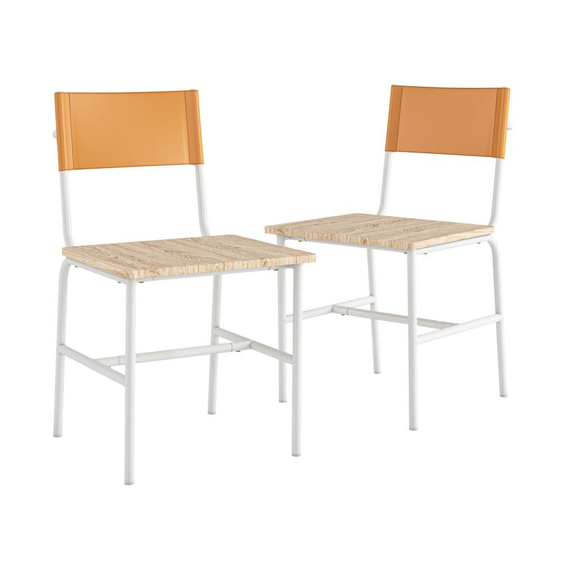 Boulevard Cafe Dining Chair Wh&Camel 3A By Sauder | Dining Chairs | Modishstore
