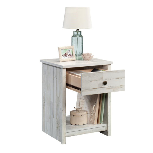 River Ranch Night Stand White Pl 3A By Sauder | Nightstands | Modishstore