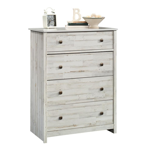 River Ranch 4-Drawer Chest White Plank By Sauder | Drawers | Modishstore