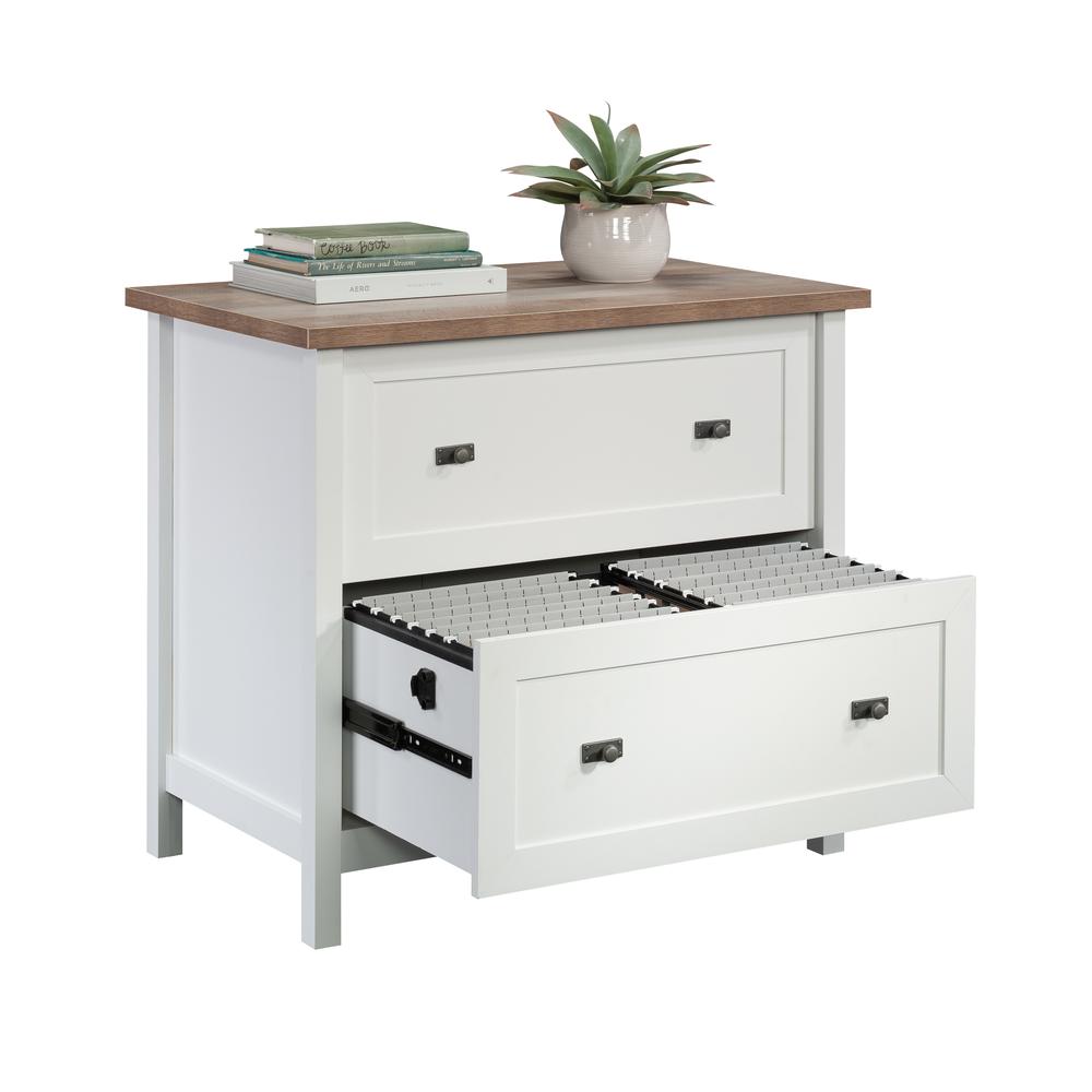 Cottage Road Lateral File Cabinet Wh By Sauder | Cabinets | Modishstore - 2
