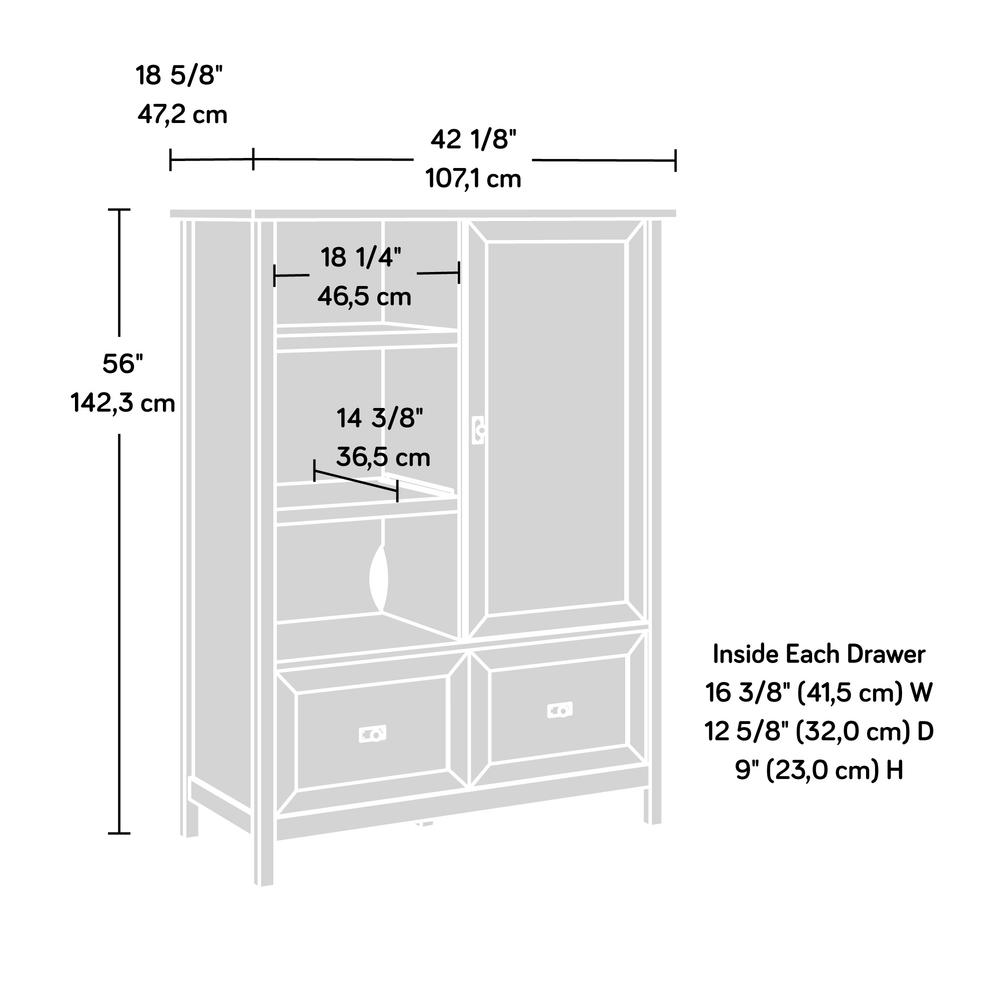 Cottage Road Storage Cabinet Wh A2 By Sauder | Cabinets | Modishstore - 2