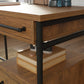 Iron City L Desk Checked Oak By Sauder | Desks | Modishstore - 5