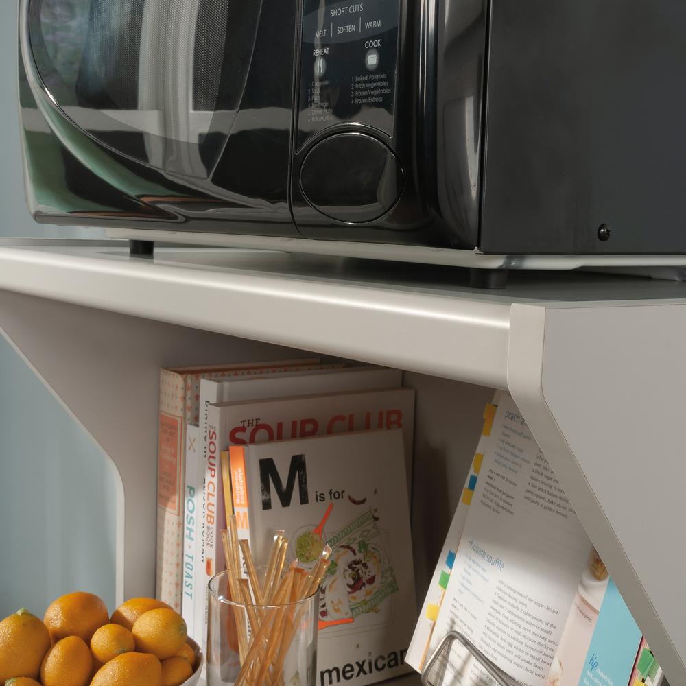 Microwave/Kitchen Cart Modern Grey By Sauder | Kitchen Carts | Modishstore - 5
