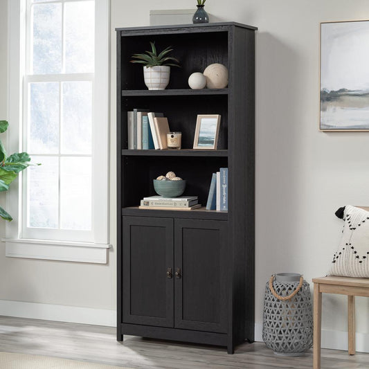 Cottage Road Library With Doors Ro/Lo By Sauder | Bookcases | Modishstore - 4