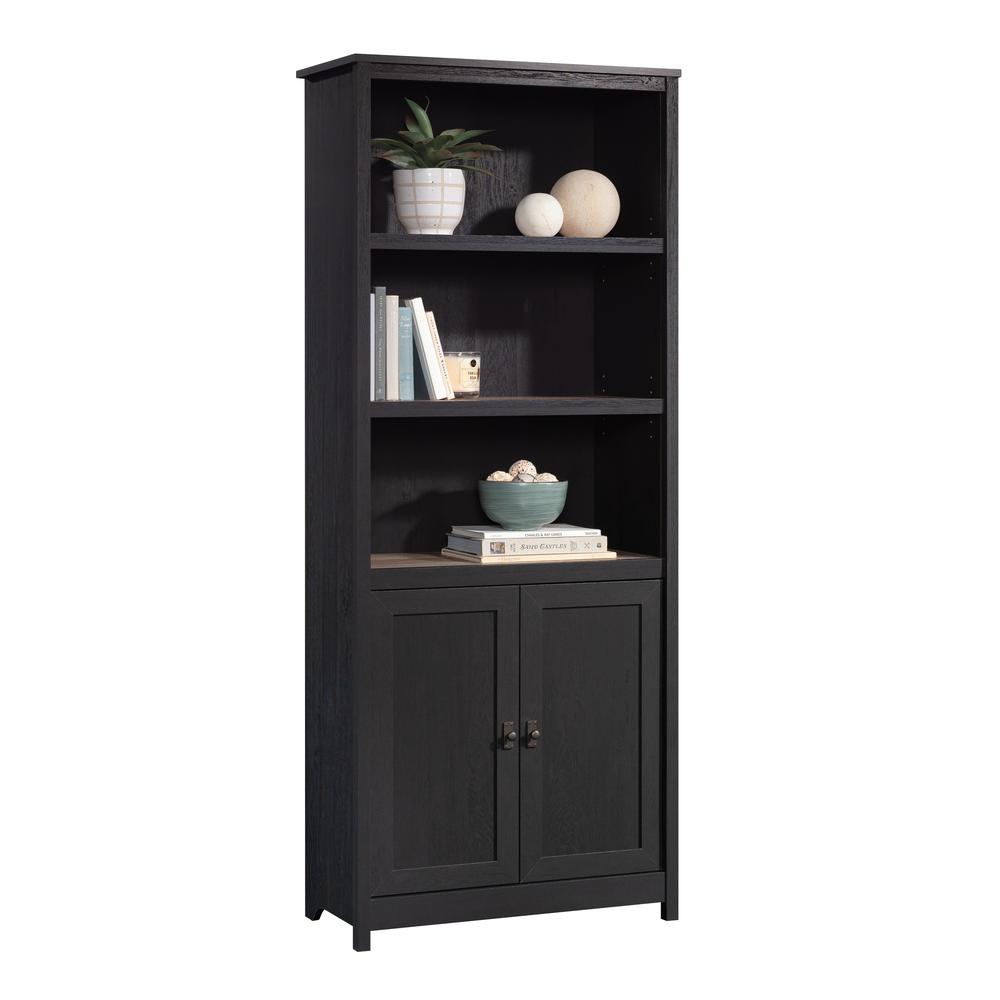 Cottage Road Library With Doors Ro/Lo By Sauder | Bookcases | Modishstore