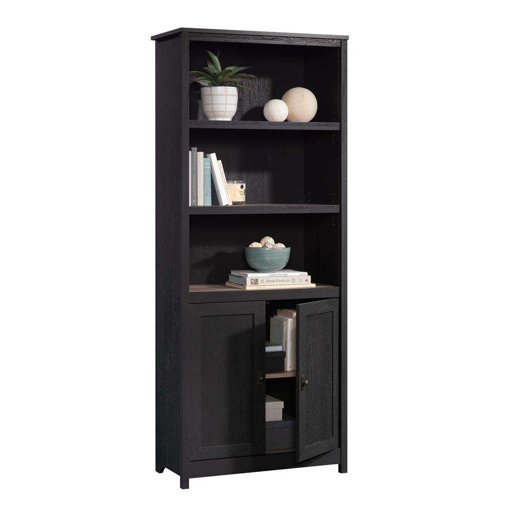 Cottage Road Library With Doors Ro/Lo By Sauder | Bookcases | Modishstore - 2