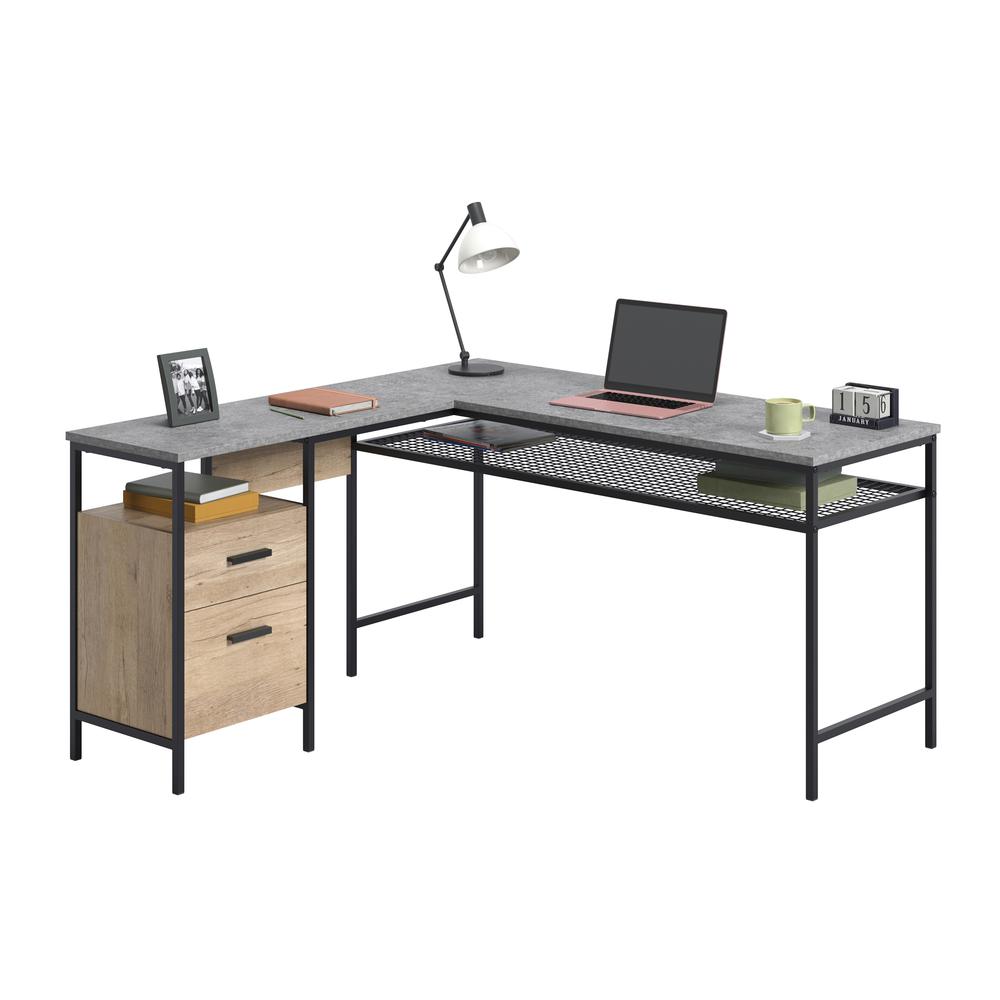 Market Commons L-Desk Po By Sauder | Desks | Modishstore - 2