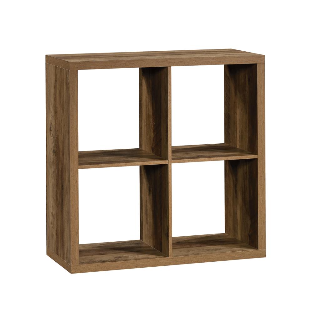 4-Cube Organizer Rural Pine 3A By Sauder | Bookcases | Modishstore - 3