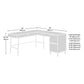 Ambleside L-Desk Sw By Sauder | Desks | Modishstore - 4