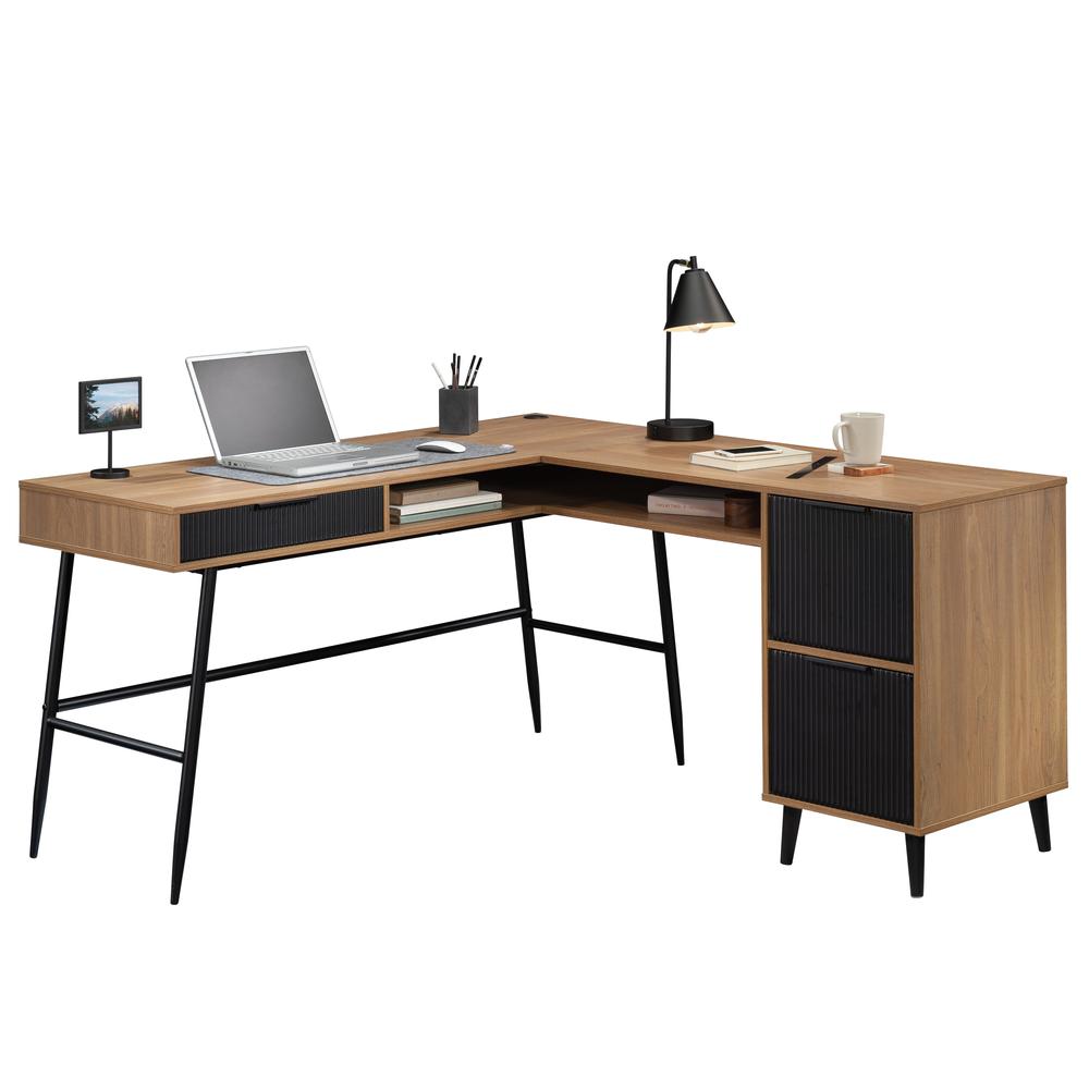 Ambleside L-Desk Sw By Sauder | Desks | Modishstore